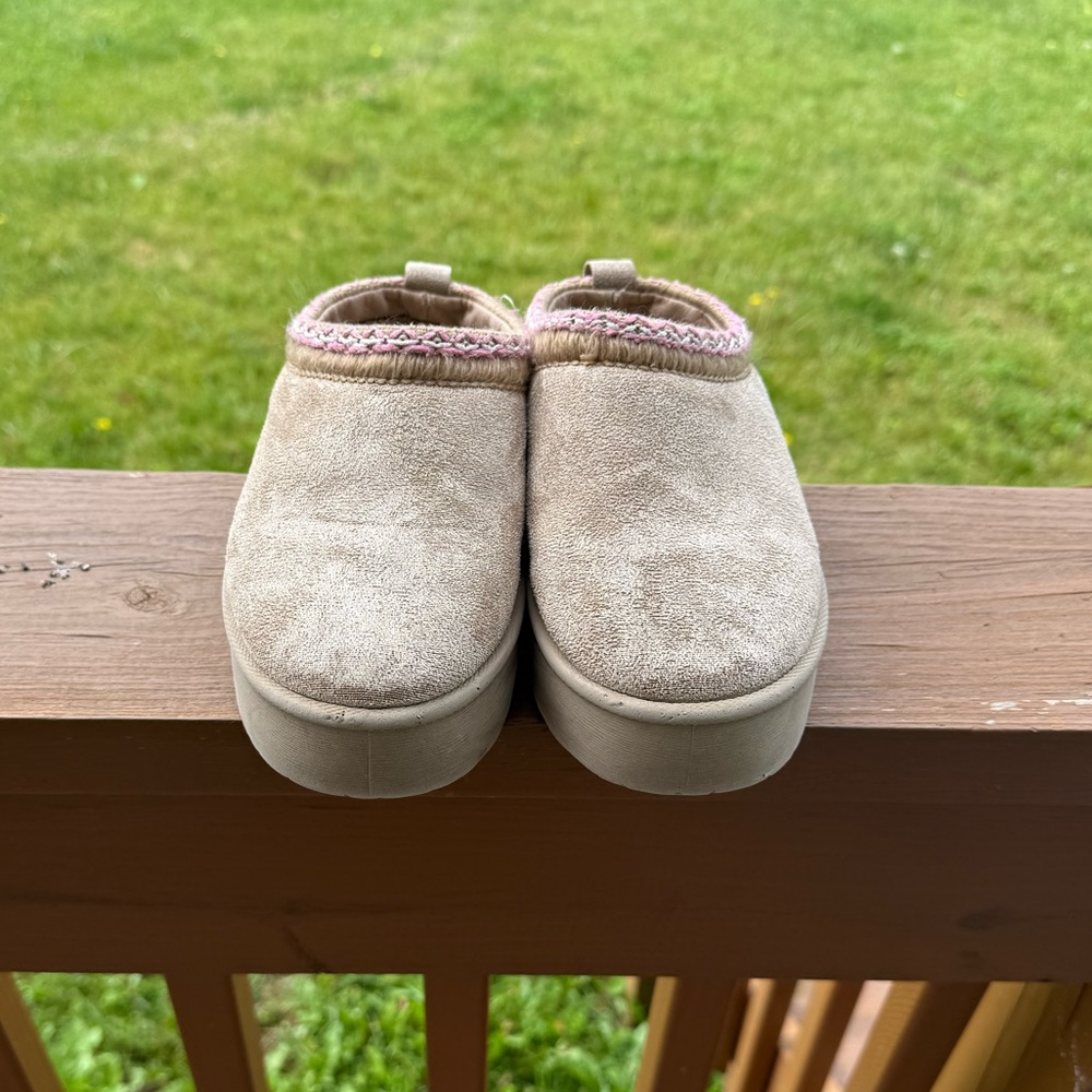 Cozy Tan Slip-On Shoes